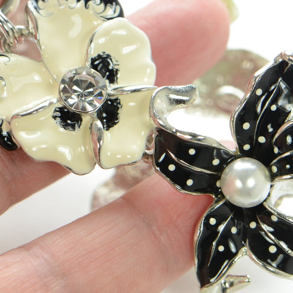 Kjl Kenneth Jay Lane Garden Flower Bracelet - image 4